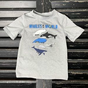 Cat & Jack Swim Toddler Boy’s Whales Rash Guard